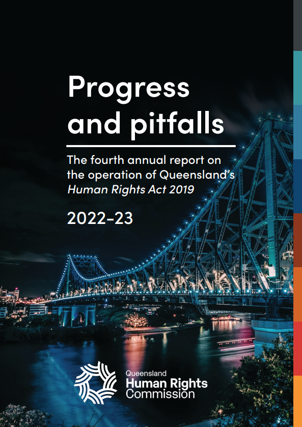 Human Rights Act annual report 2022-2023 Cover 